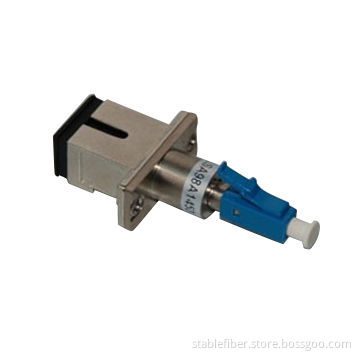 LC Male to SC Female Fiber Optic Adapter, Hybrid Adapter